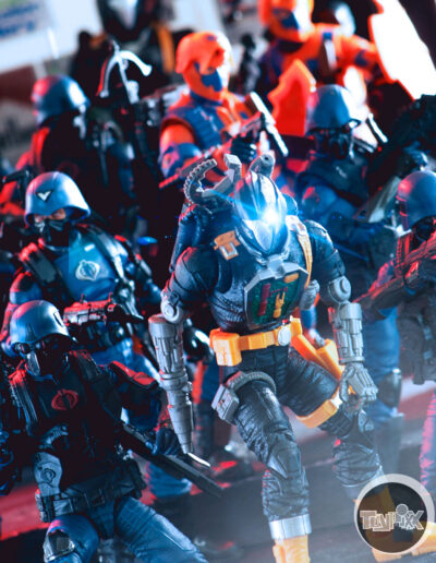 GI Joe Classified Cobra Army takes over the image in this toy photo